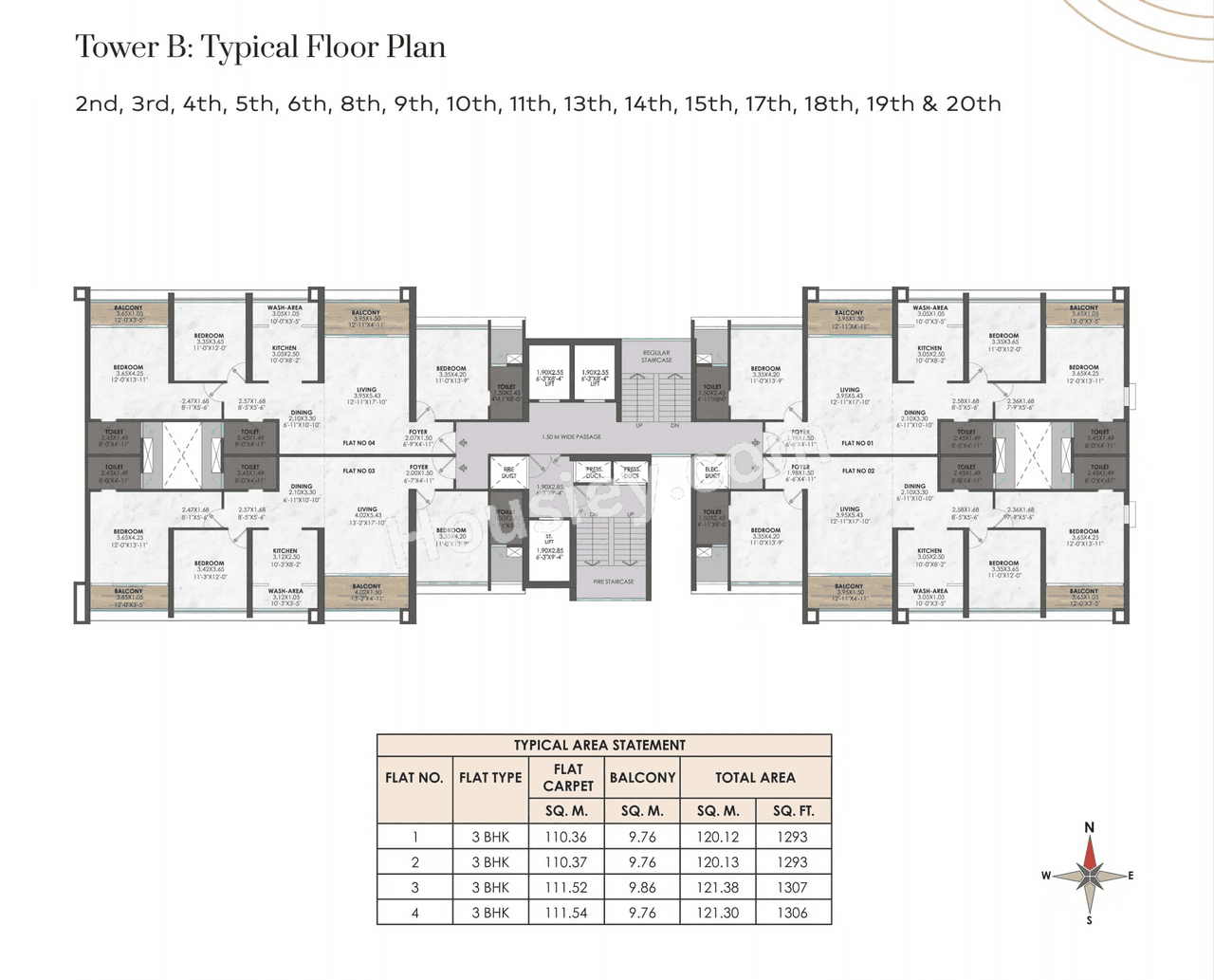 Jhamtani Ace Abundance Floor plan 4