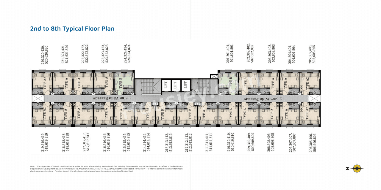 Jhamtani BizCore Floor plan 5