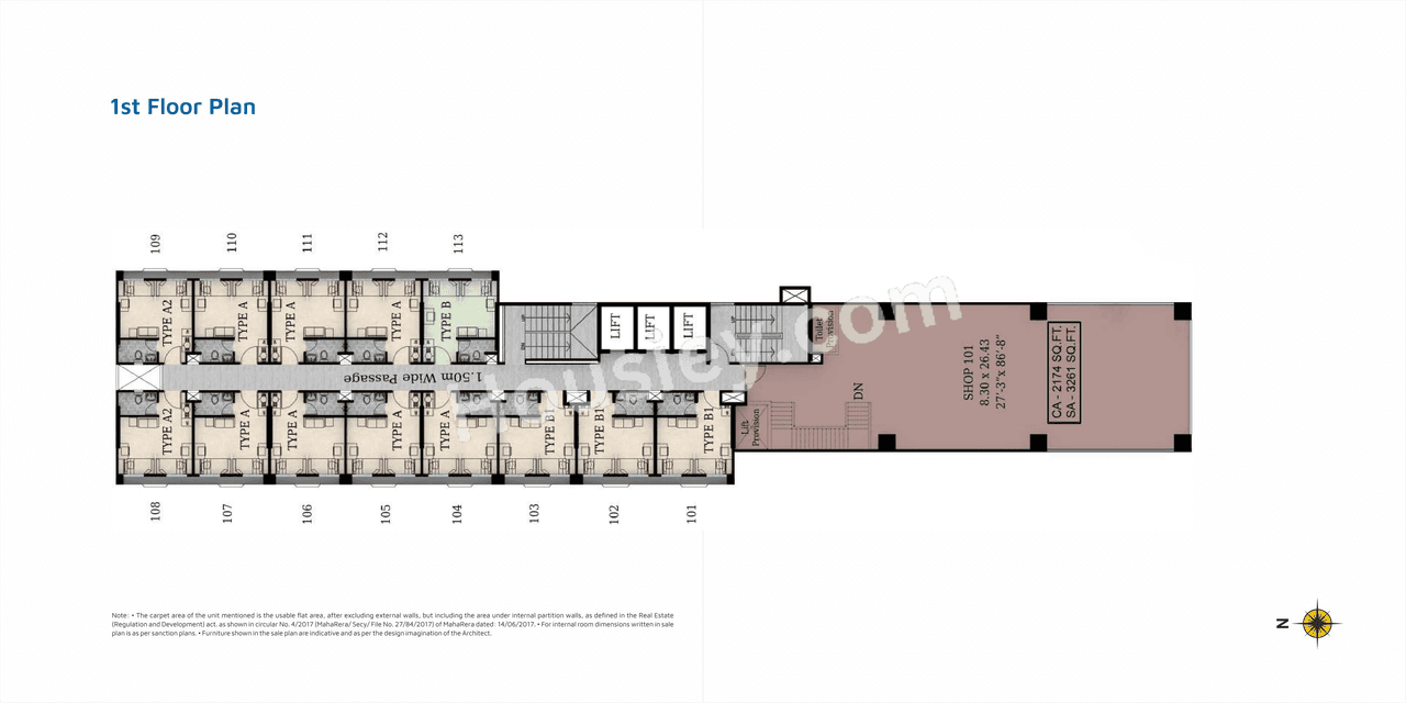 Jhamtani BizCore Floor plan 6