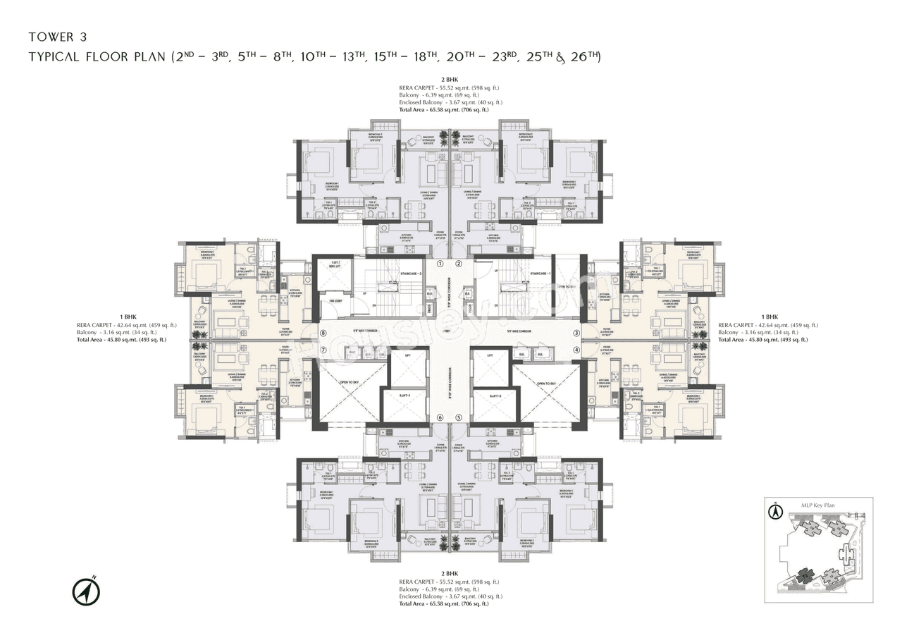 K Raheja Jade City Floor plan 4
