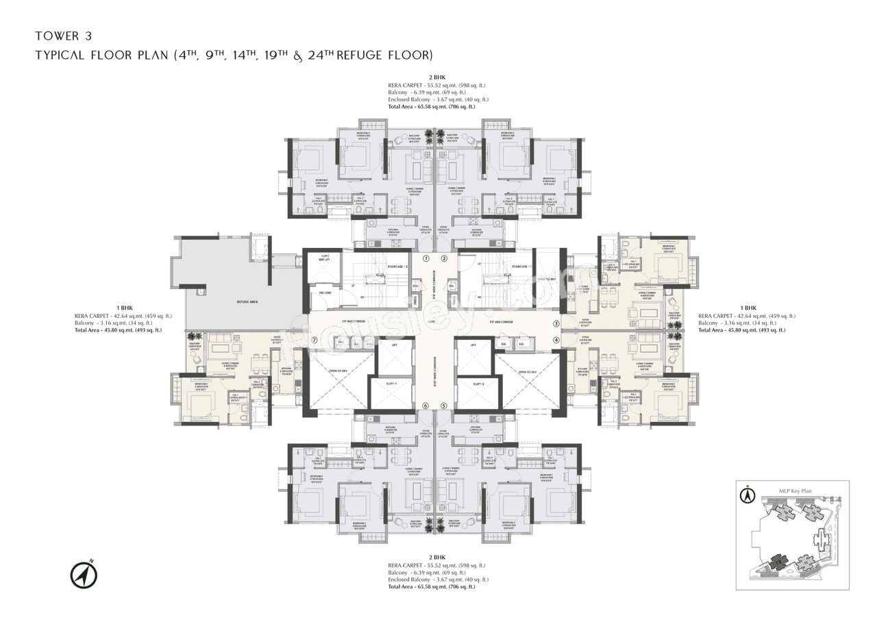 K Raheja Jade City Floor plan 5