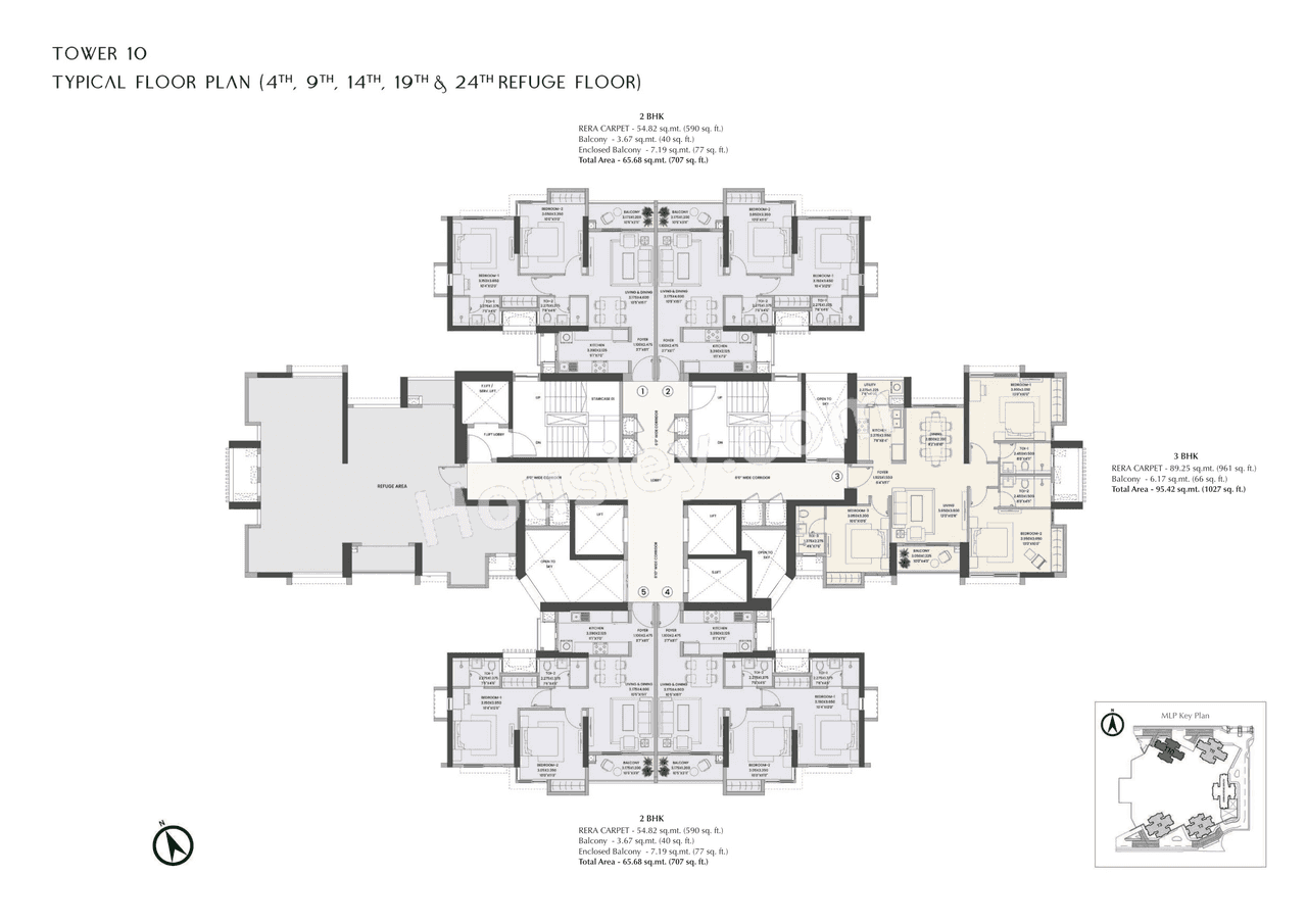 K Raheja Jade City Floor plan 6