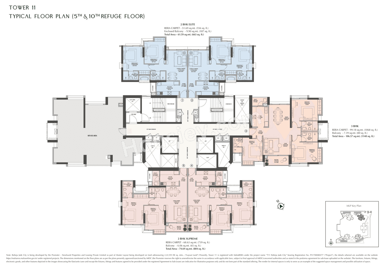K Raheja Jade City Floor plan 8