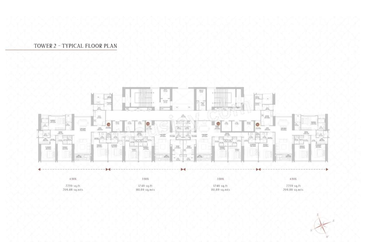 K Raheja Modern Vivarea Master Plan