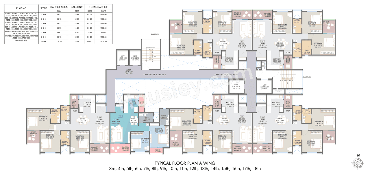 Kakkad Ambiience Vivanta Floor plan 1