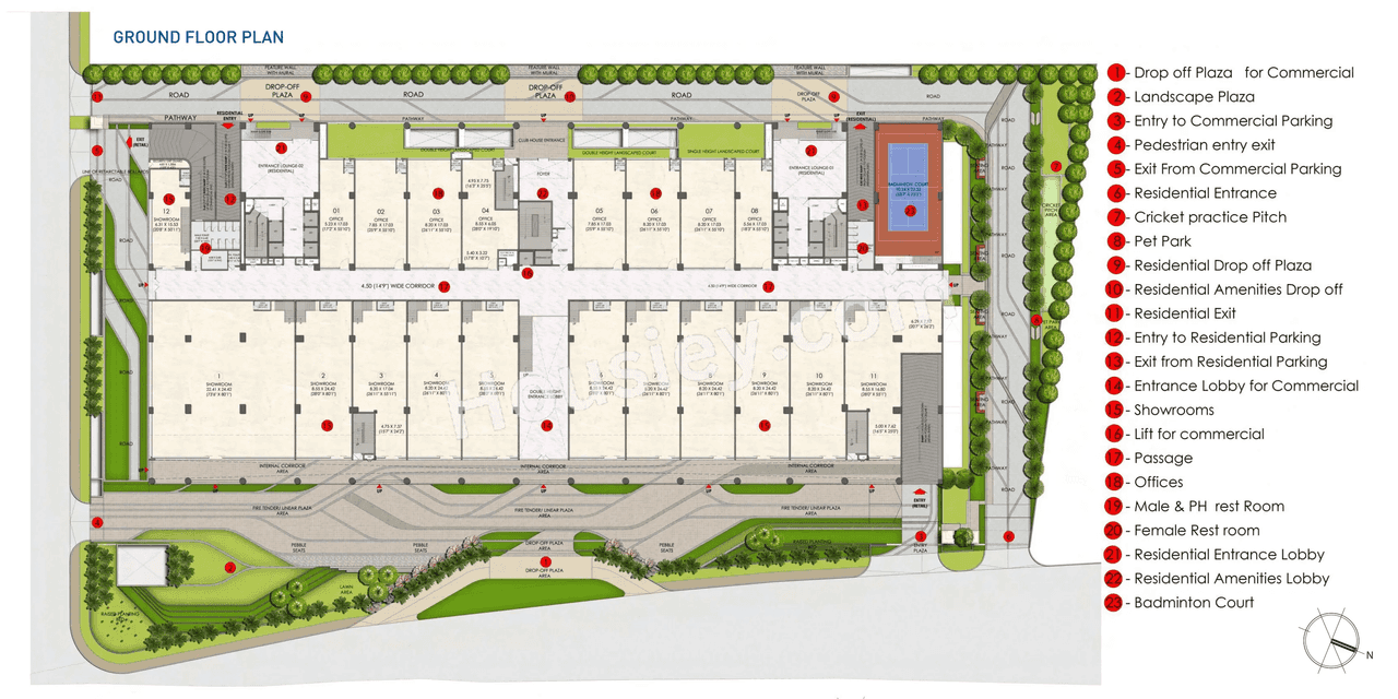 Kalpataru Avante Floor plan 3