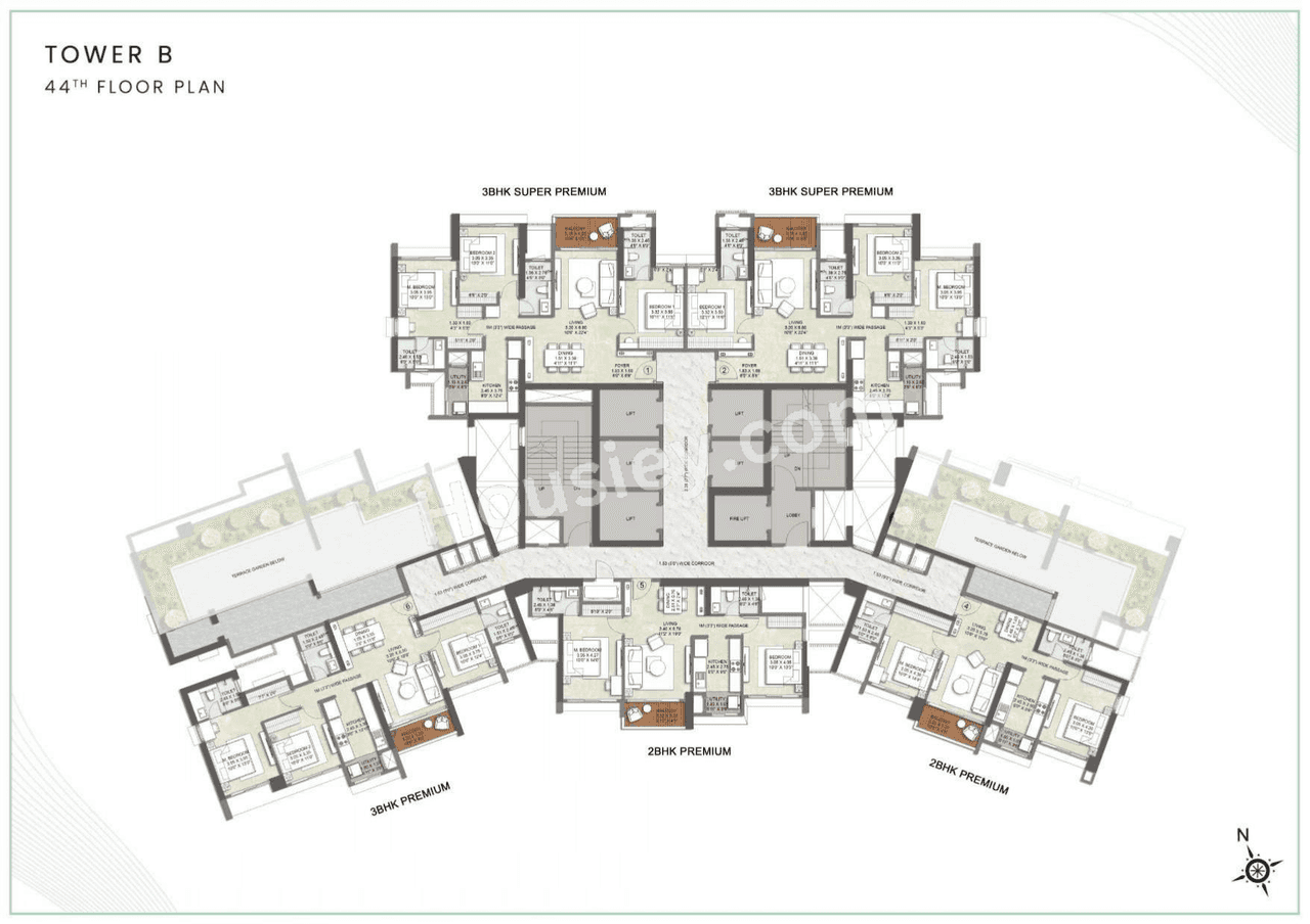 Kalpataru Estella Floor plan 1
