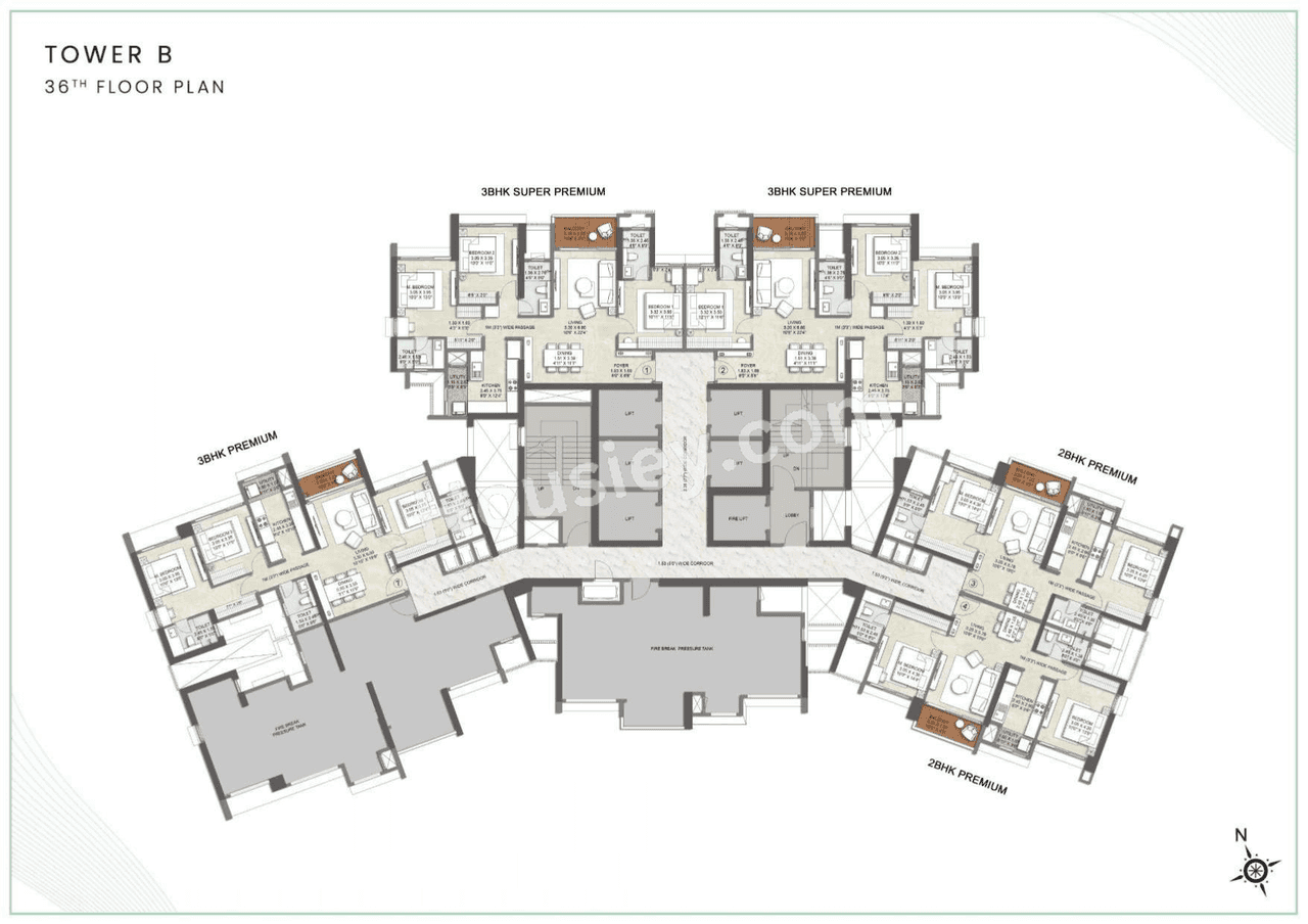 Kalpataru Estella Floor plan 2