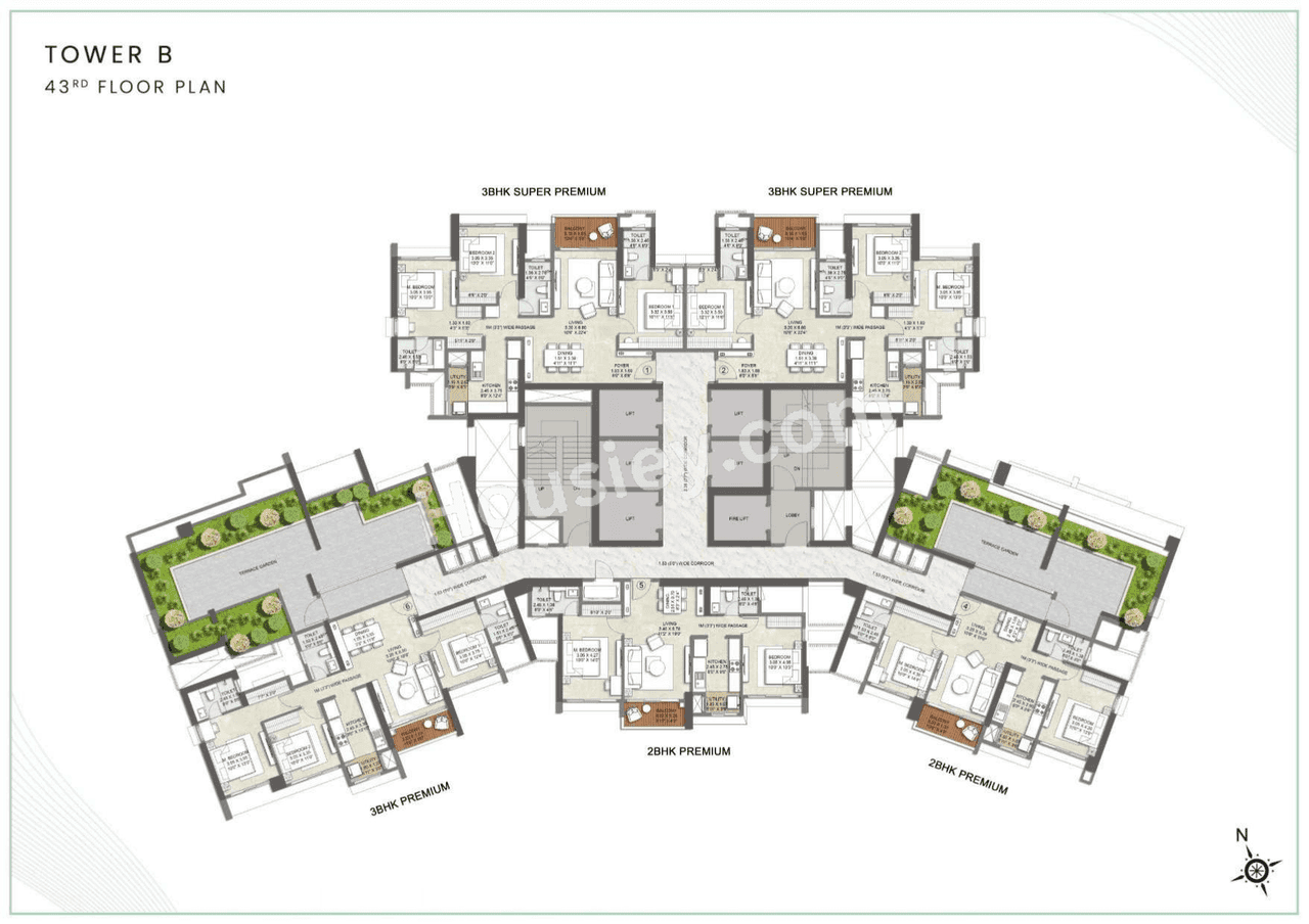 Kalpataru Estella Floor plan 3