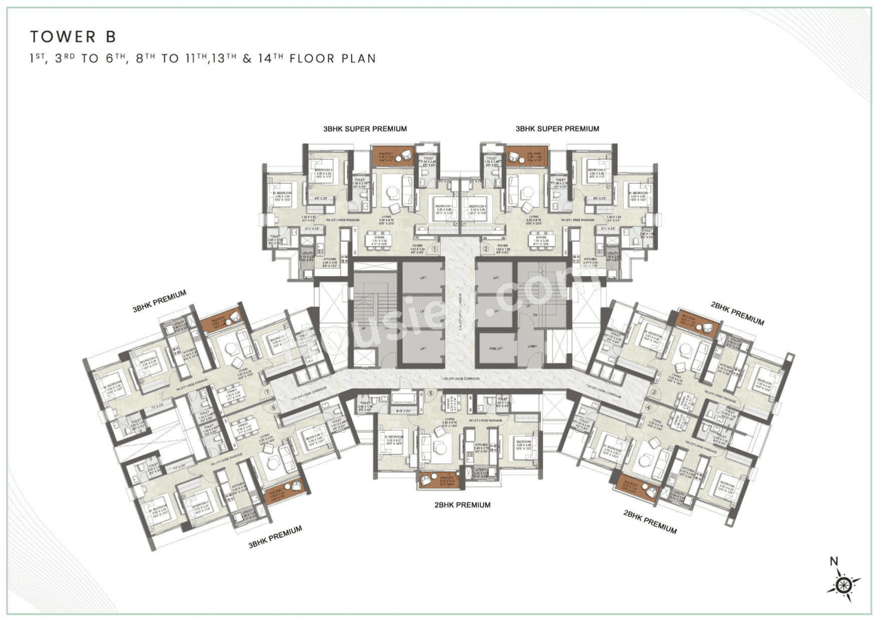 Kalpataru Estella Floor plan 7