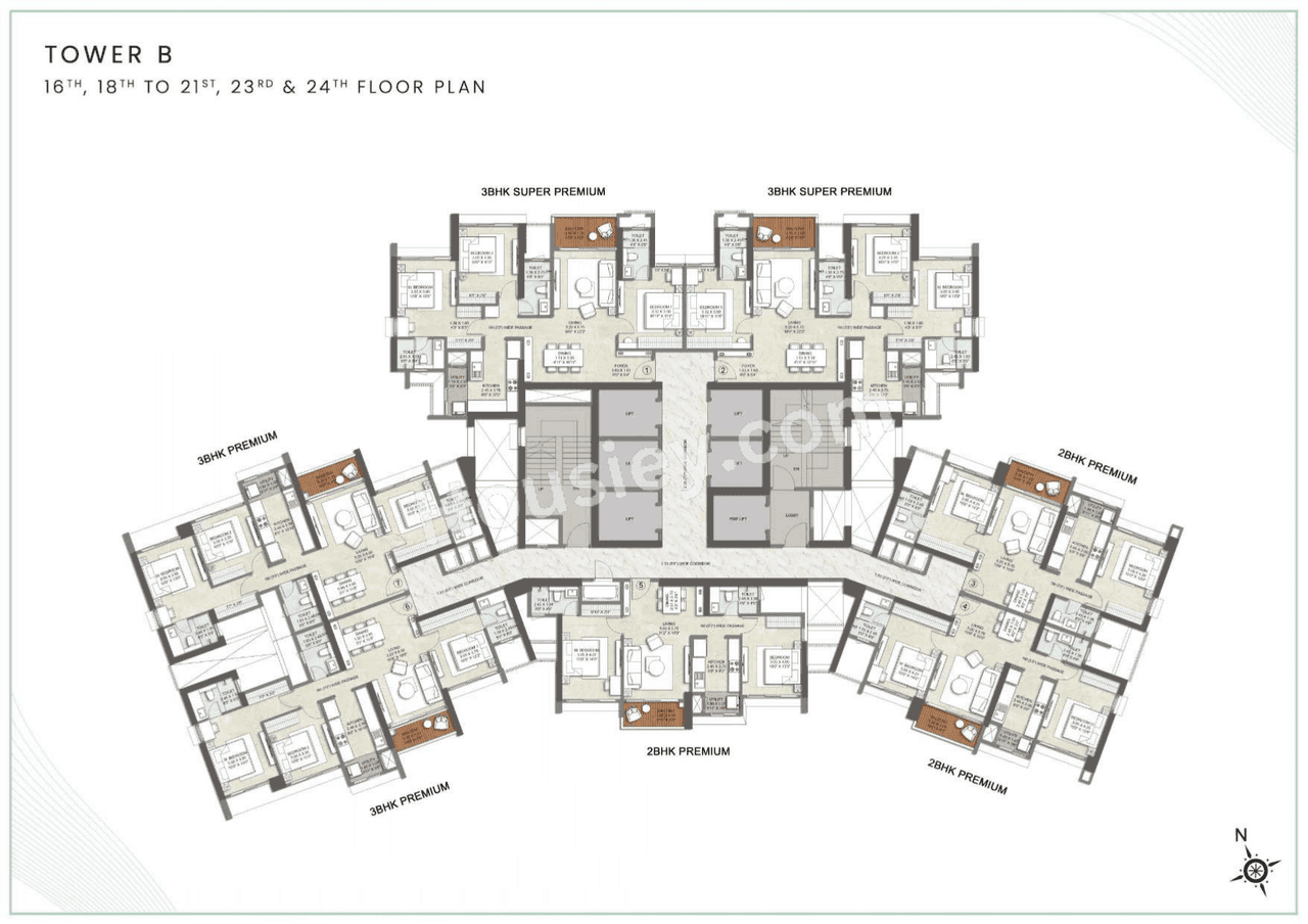 Kalpataru Estella Floor plan 8
