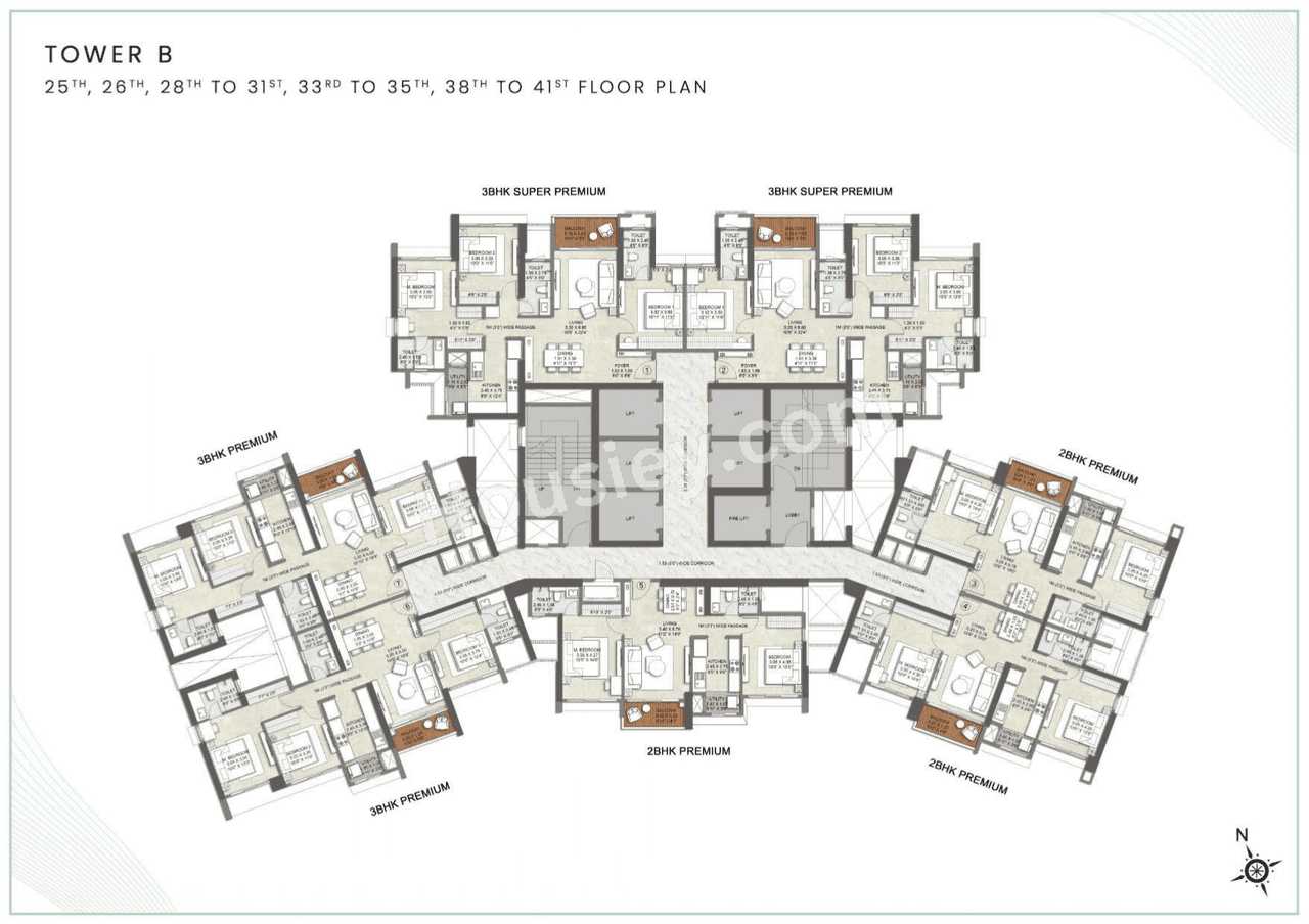 Kalpataru Estella Floor plan 10