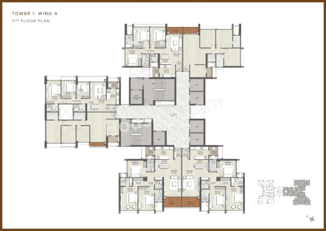Kalpataru Lokhandwala Floor plan 1