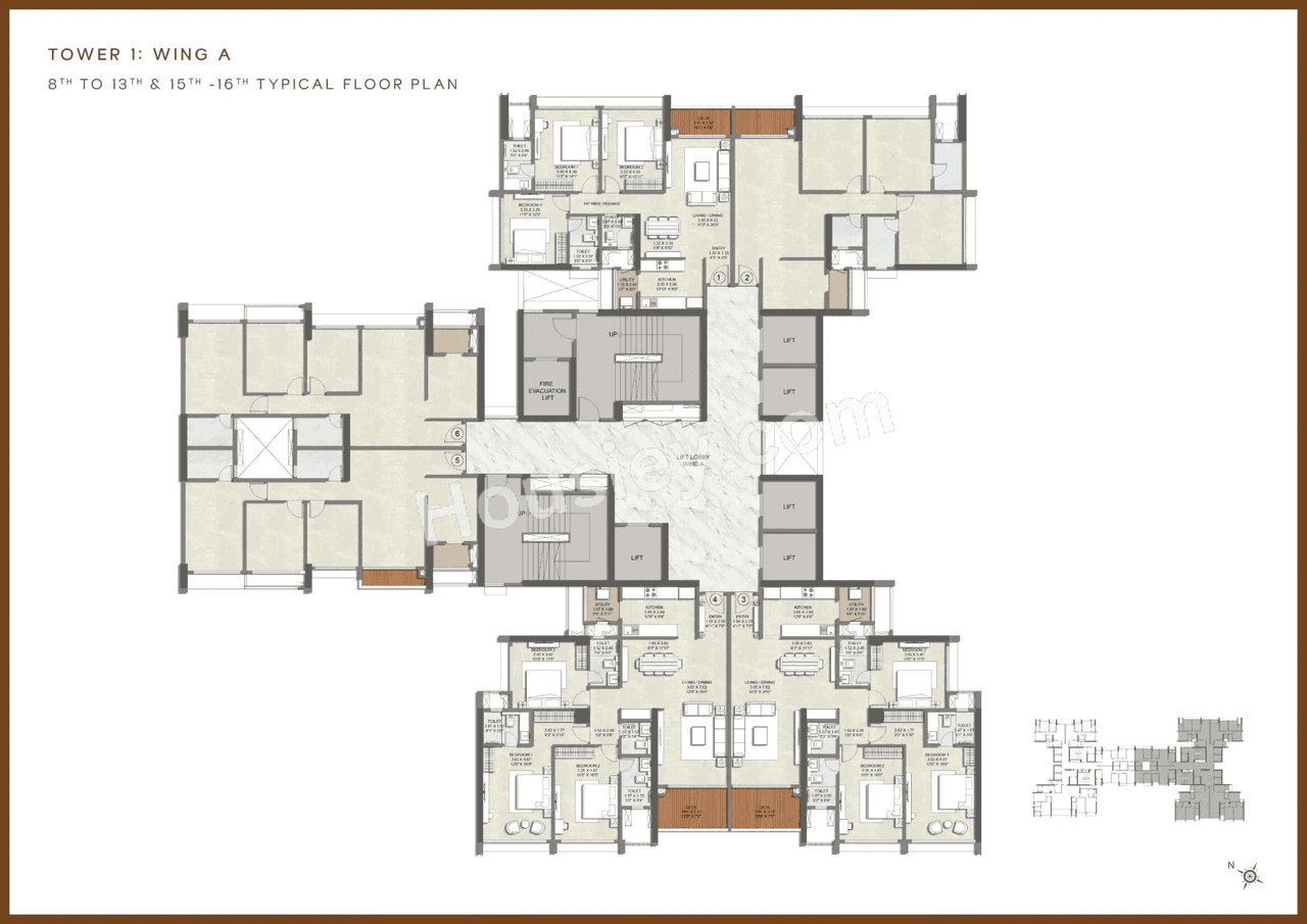 Kalpataru Lokhandwala Floor plan 6