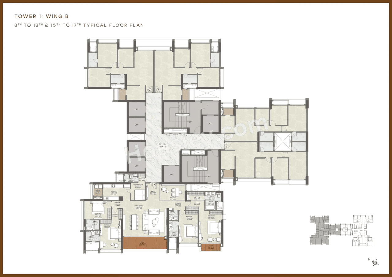 Kalpataru Lokhandwala Floor plan 8