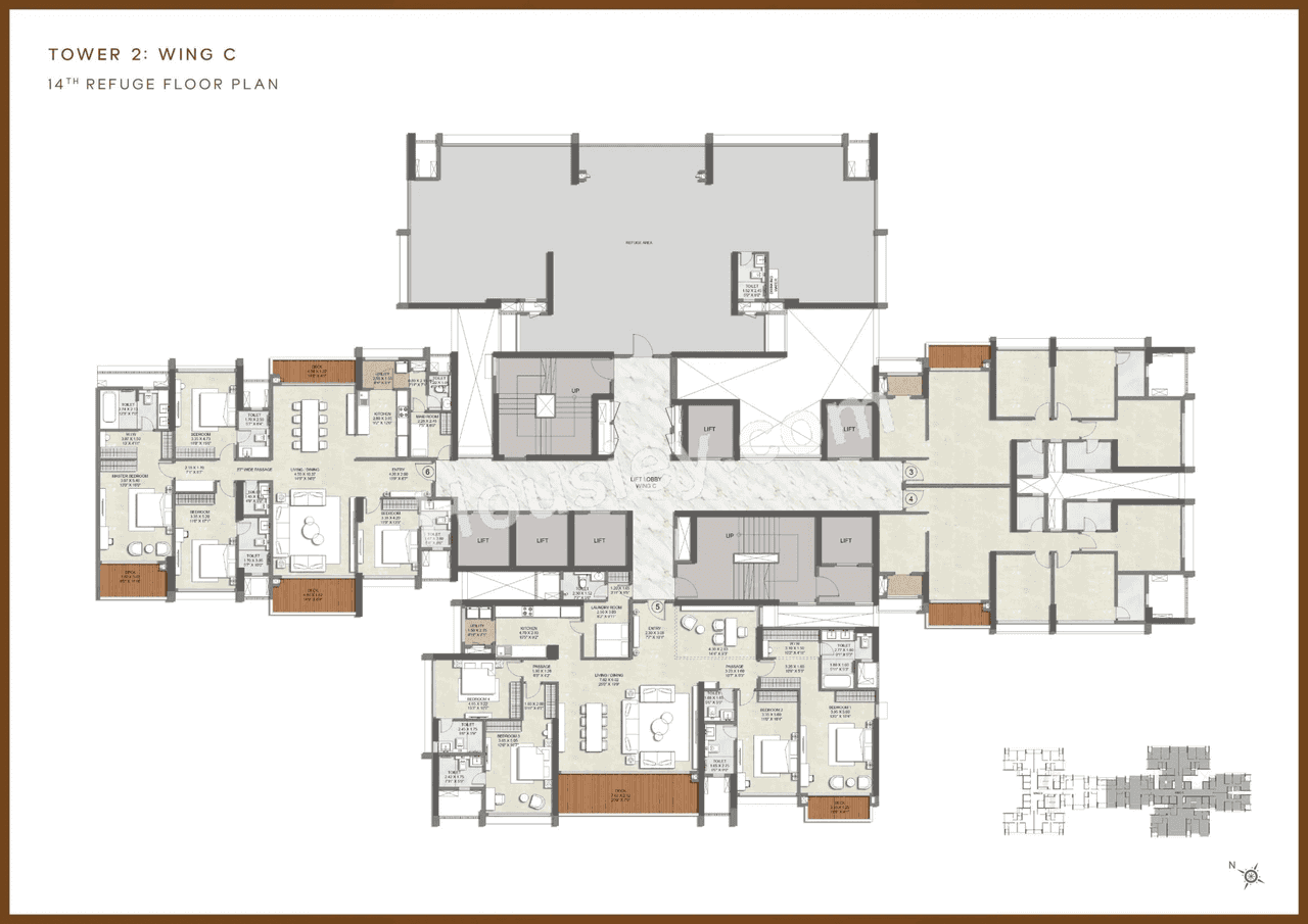 Kalpataru Lokhandwala Floor plan 12