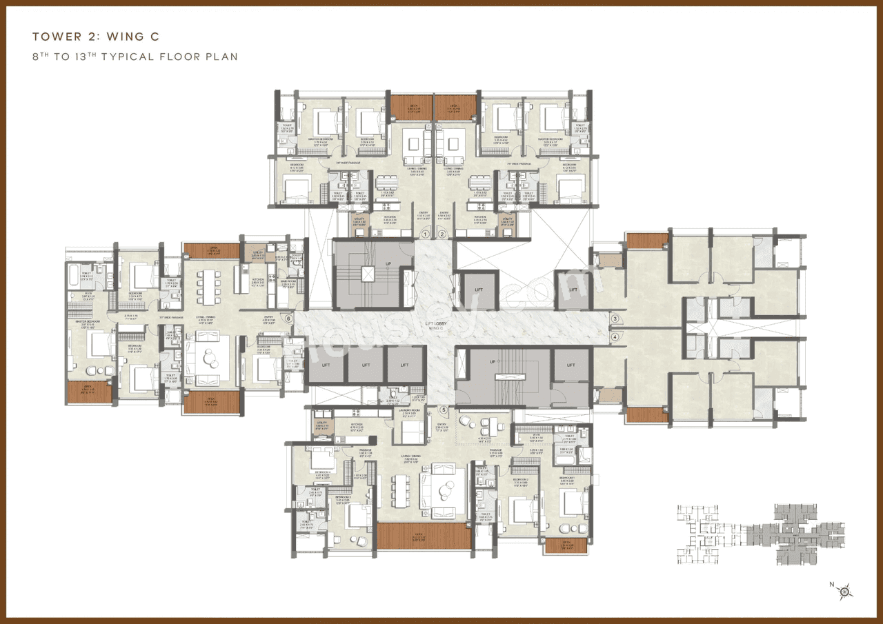 Kalpataru Lokhandwala Floor plan 13