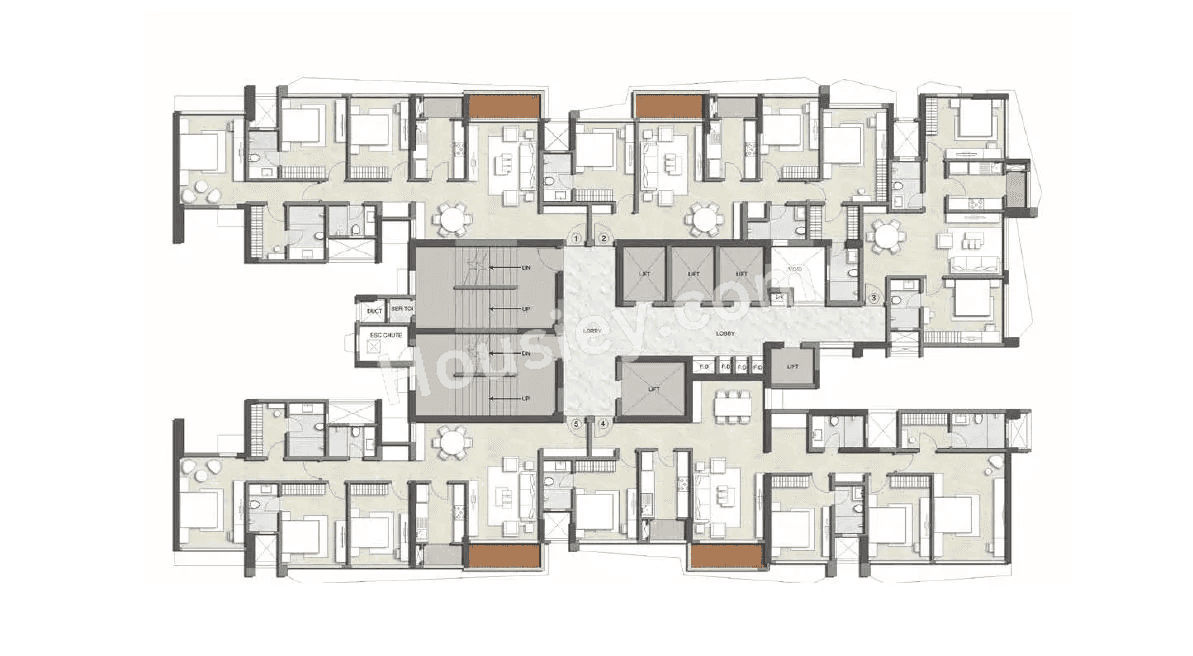 Kalpataru Magnus Floor plan 2