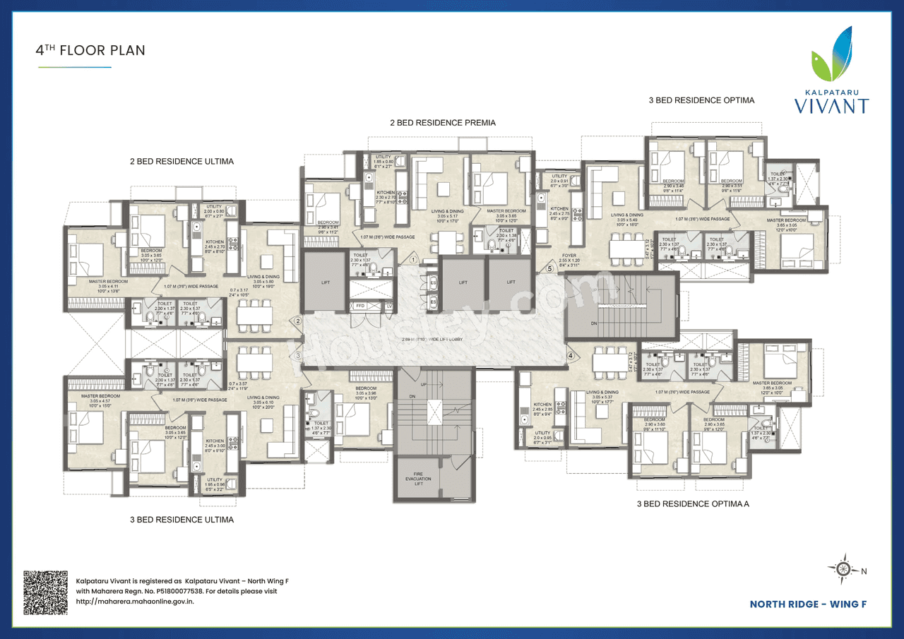 Kalpataru Vivant Floor plan 14