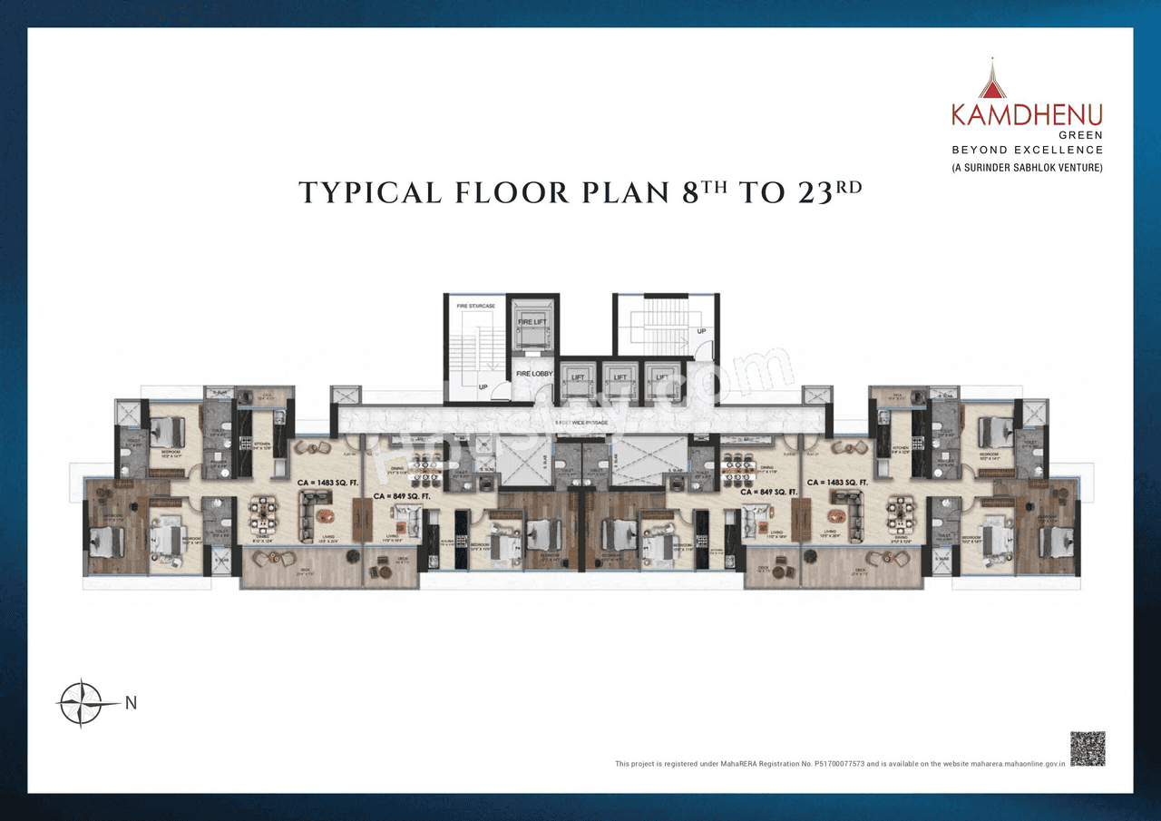 Kamdhenu Crown Floor Plan
