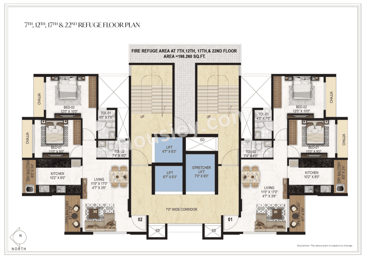 Kamdhenu Zenith Floor plan 3