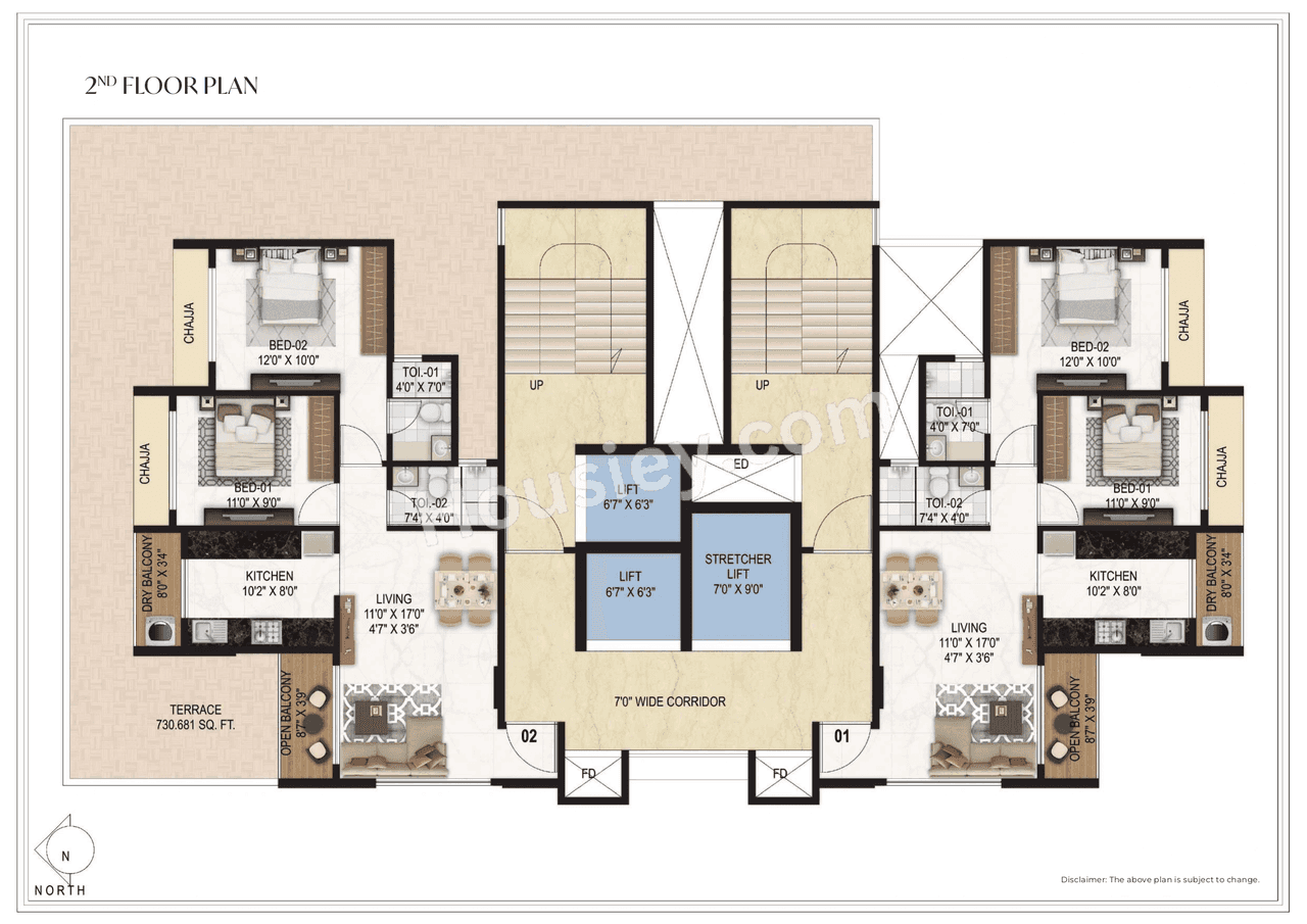 Kamdhenu Zenith Floor plan 4