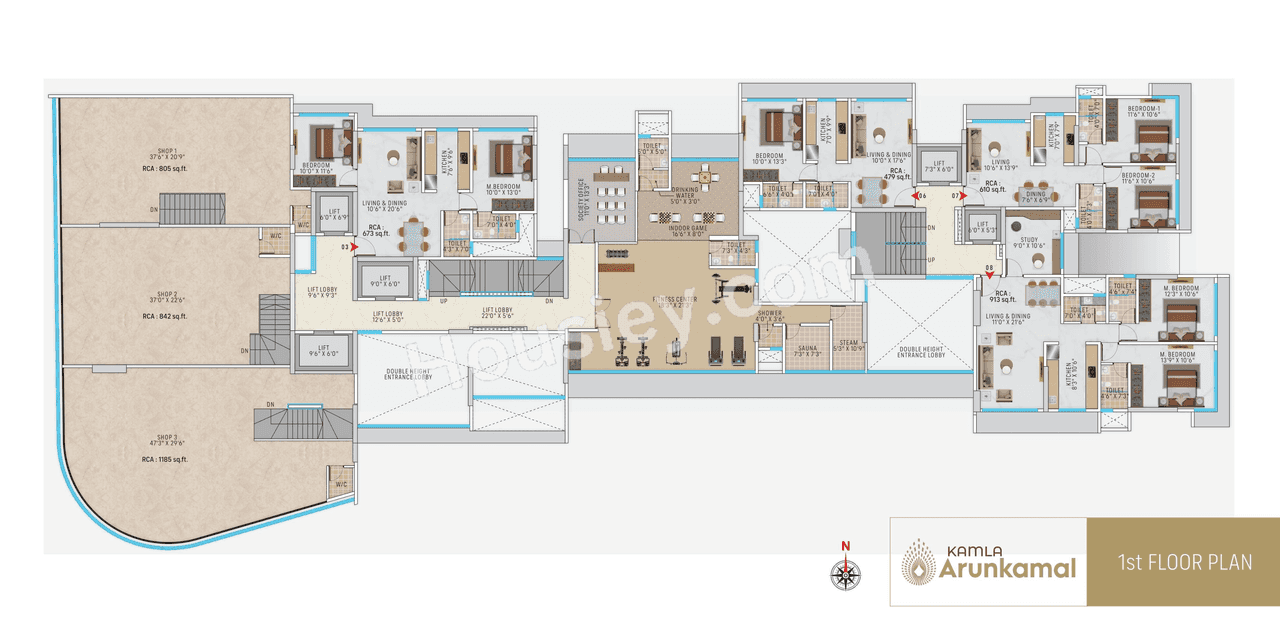 Kamla Arunkamal Floor plan 1