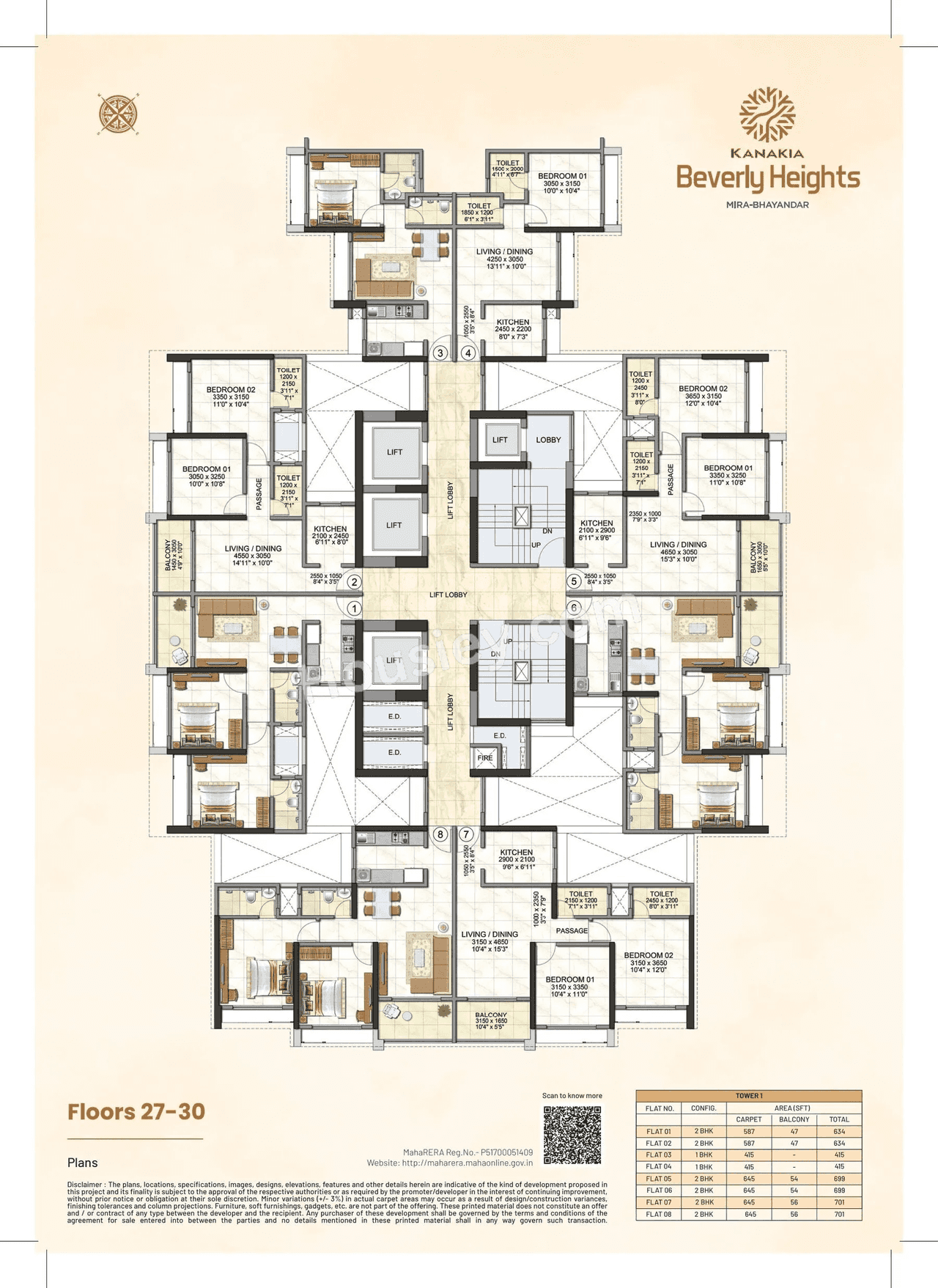 Kanakia Beverly Heights Floor plan 2