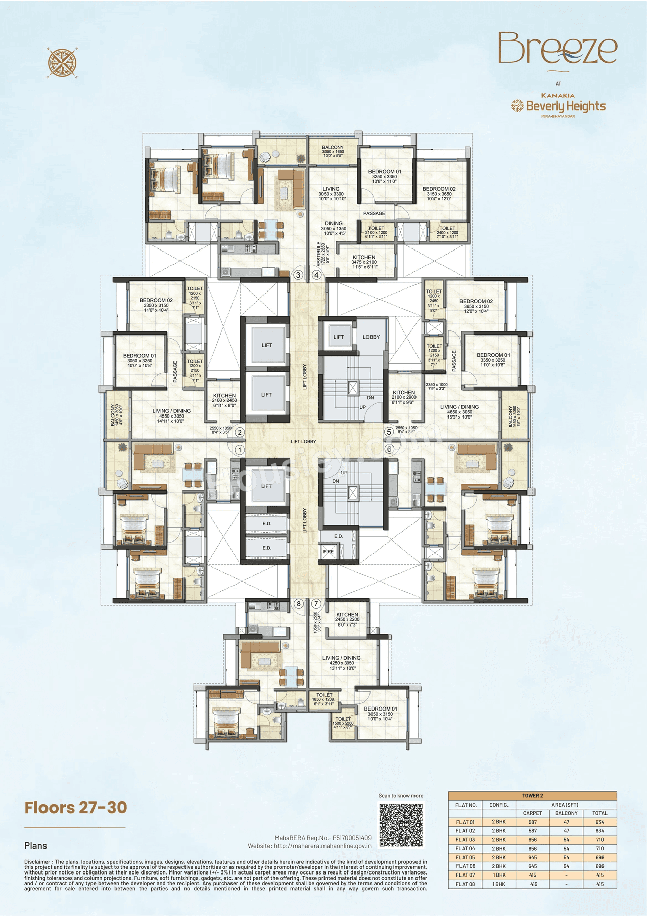Kanakia Beverly Heights Floor plan 6