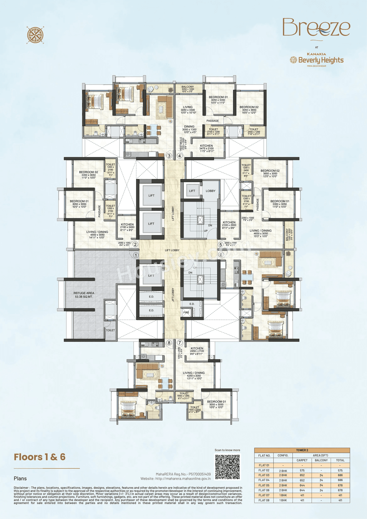 Kanakia Beverly Heights Floor plan 8