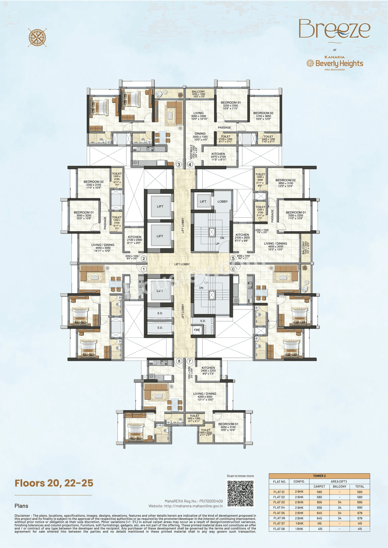Kanakia Beverly Heights Floor plan 9
