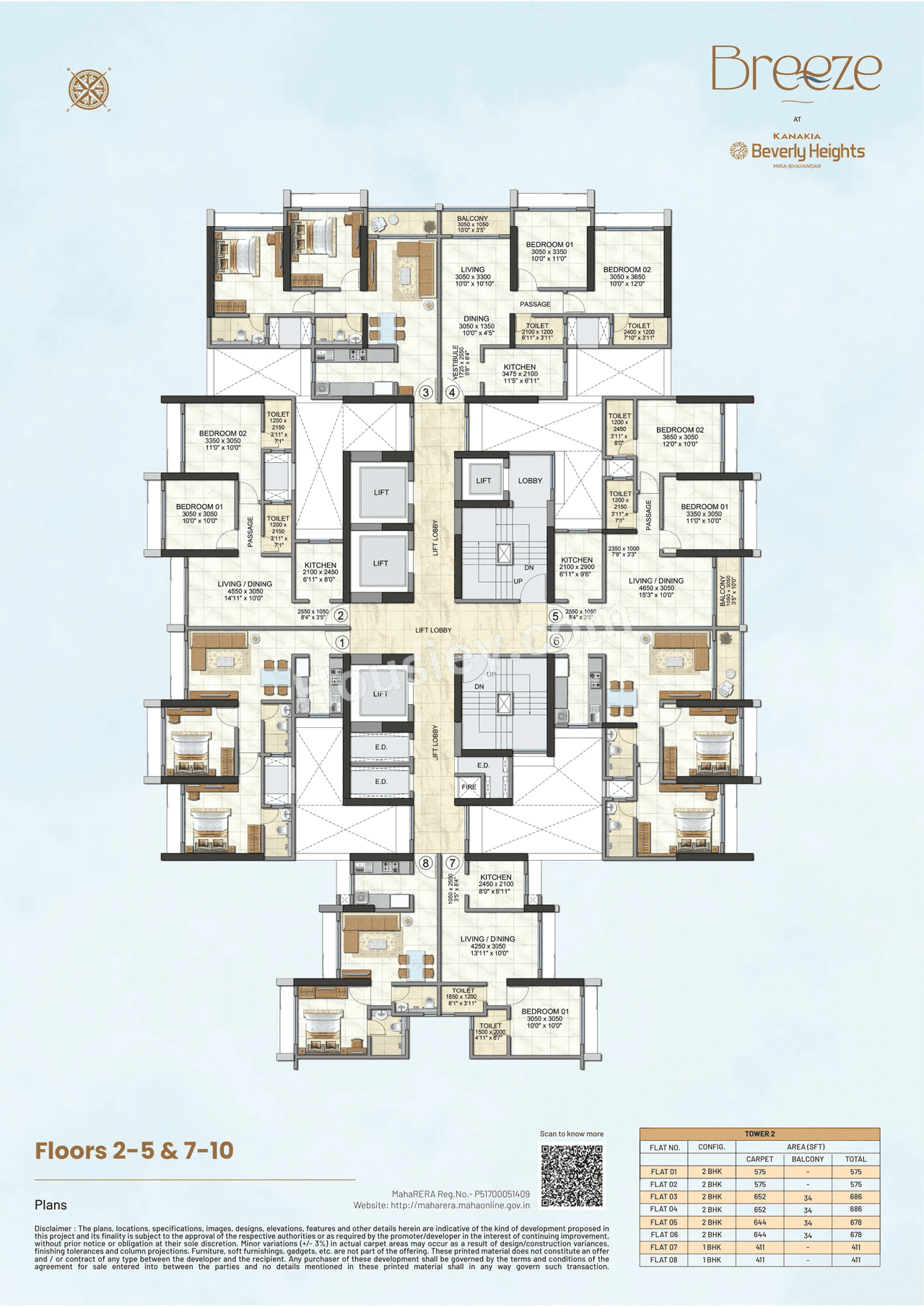 Kanakia Beverly Heights Floor plan 10