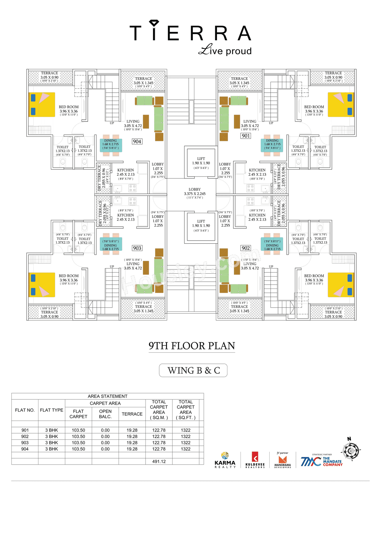 Karma Tierra Floor plan 1
