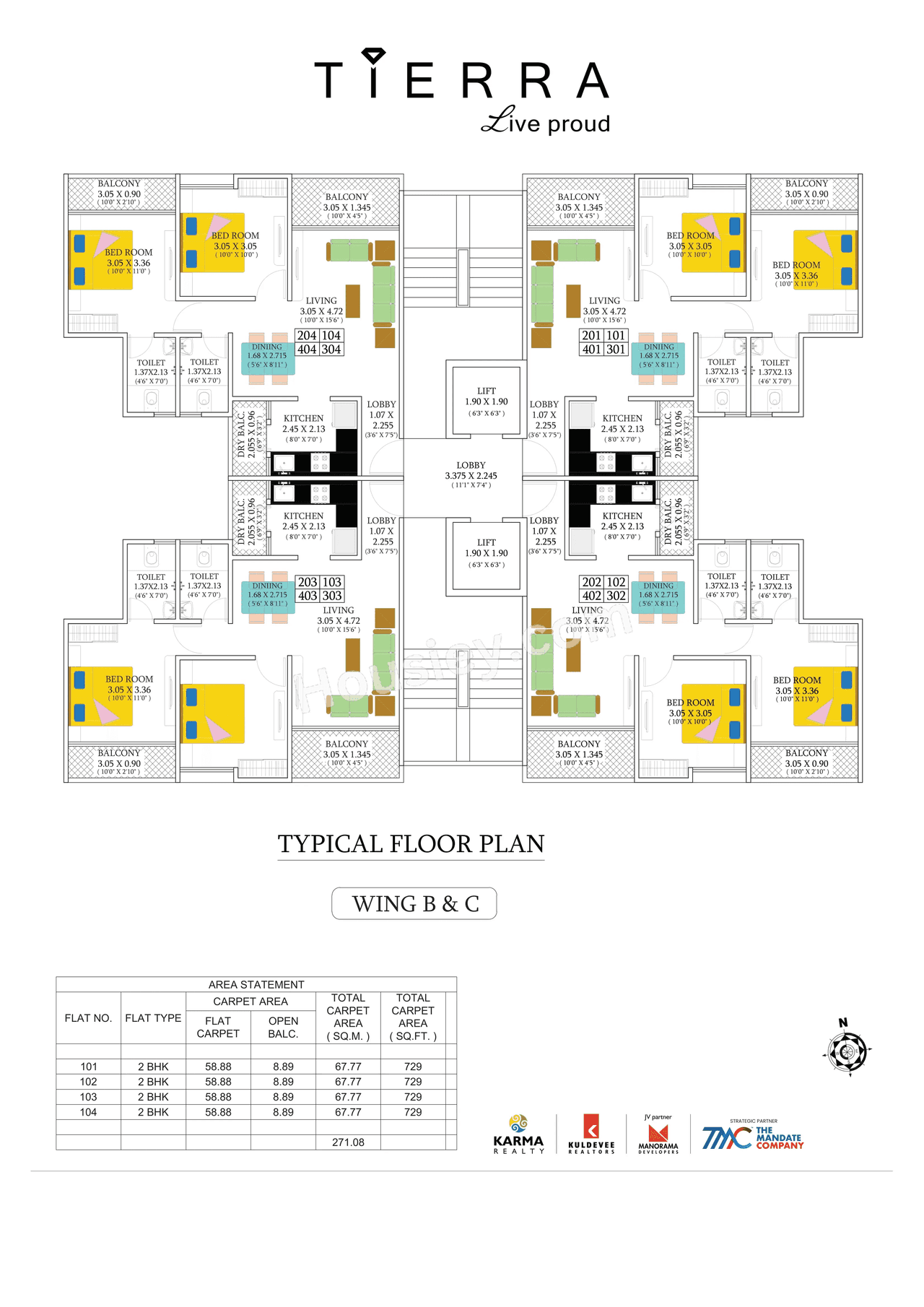 Karma Tierra Floor plan 3