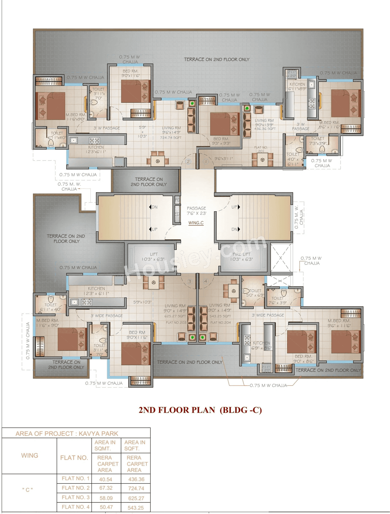 Kavya Park One Floor plan 2