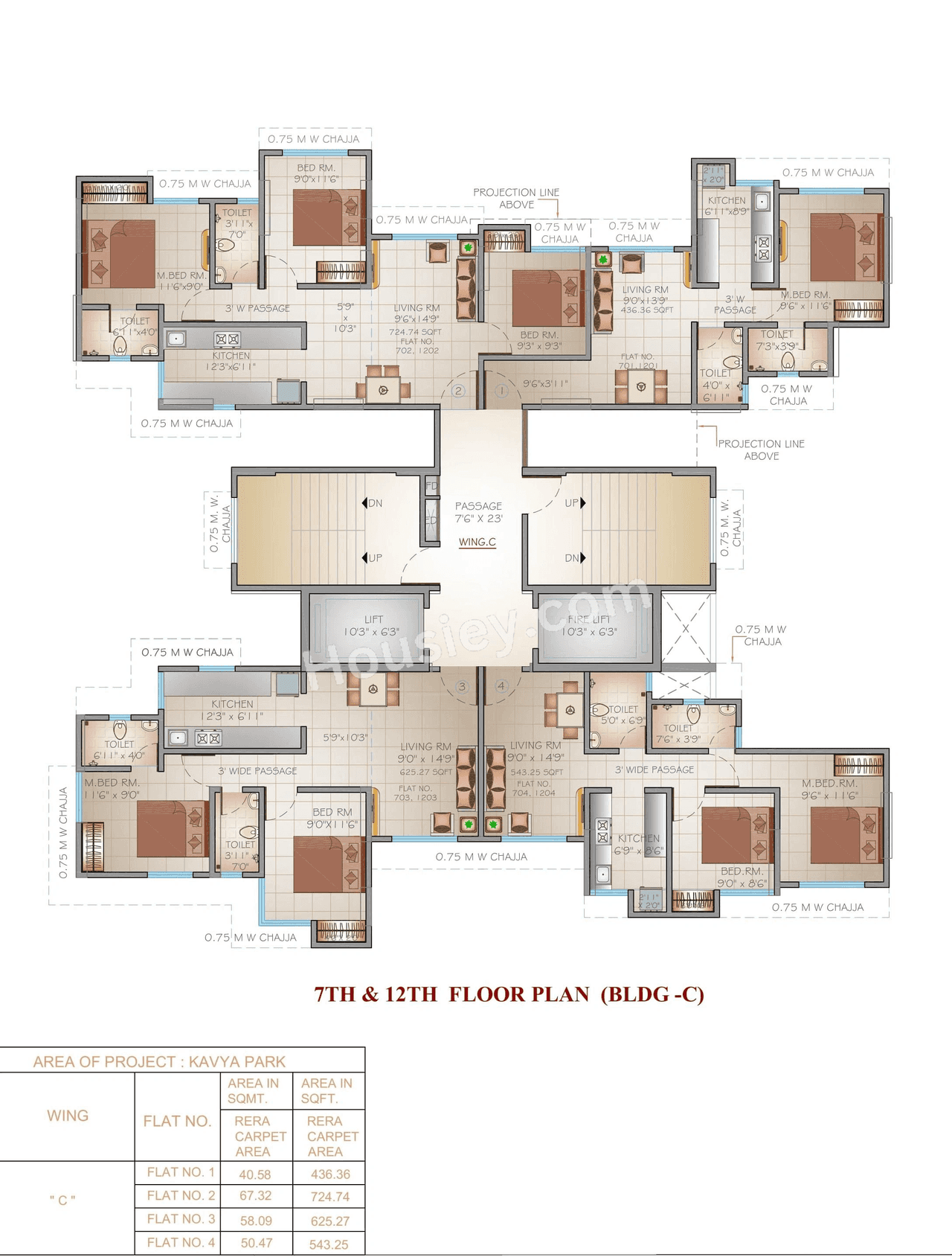 Kavya Park One Floor plan 3