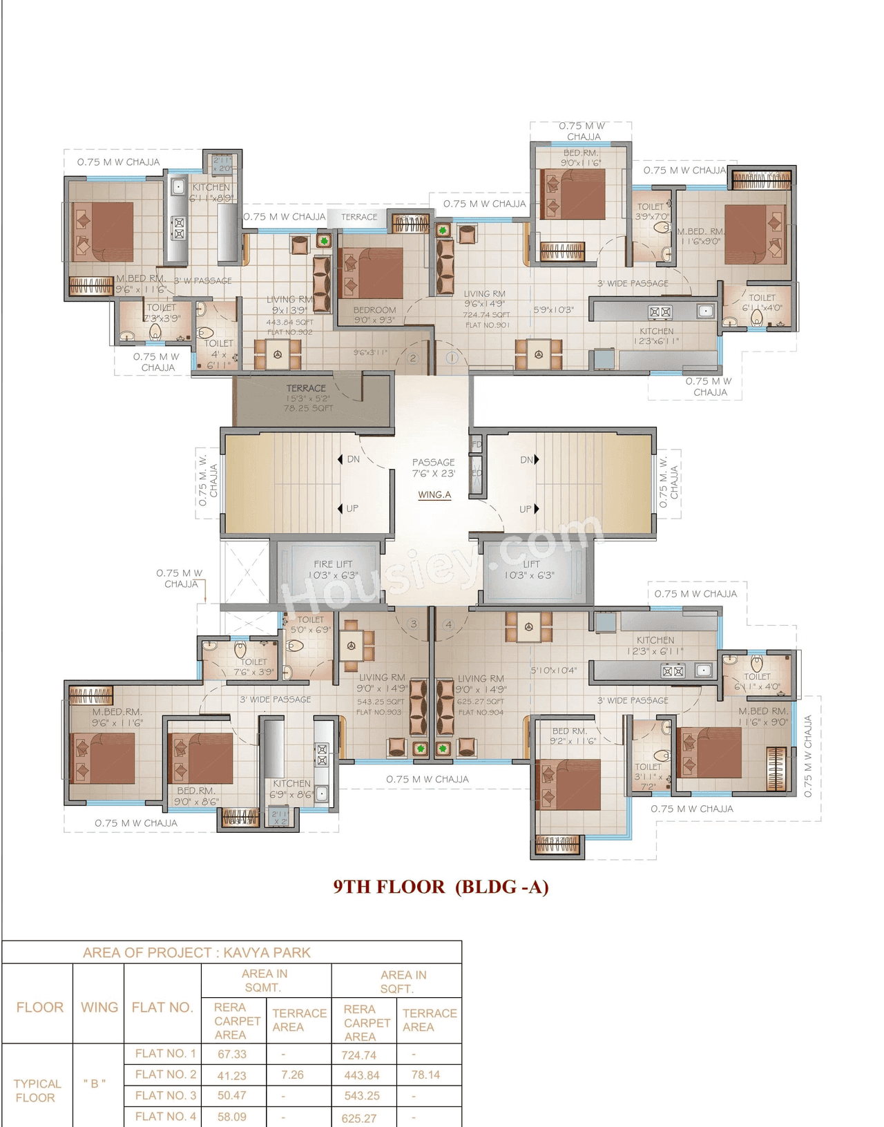 Kavya Park One Floor plan 5