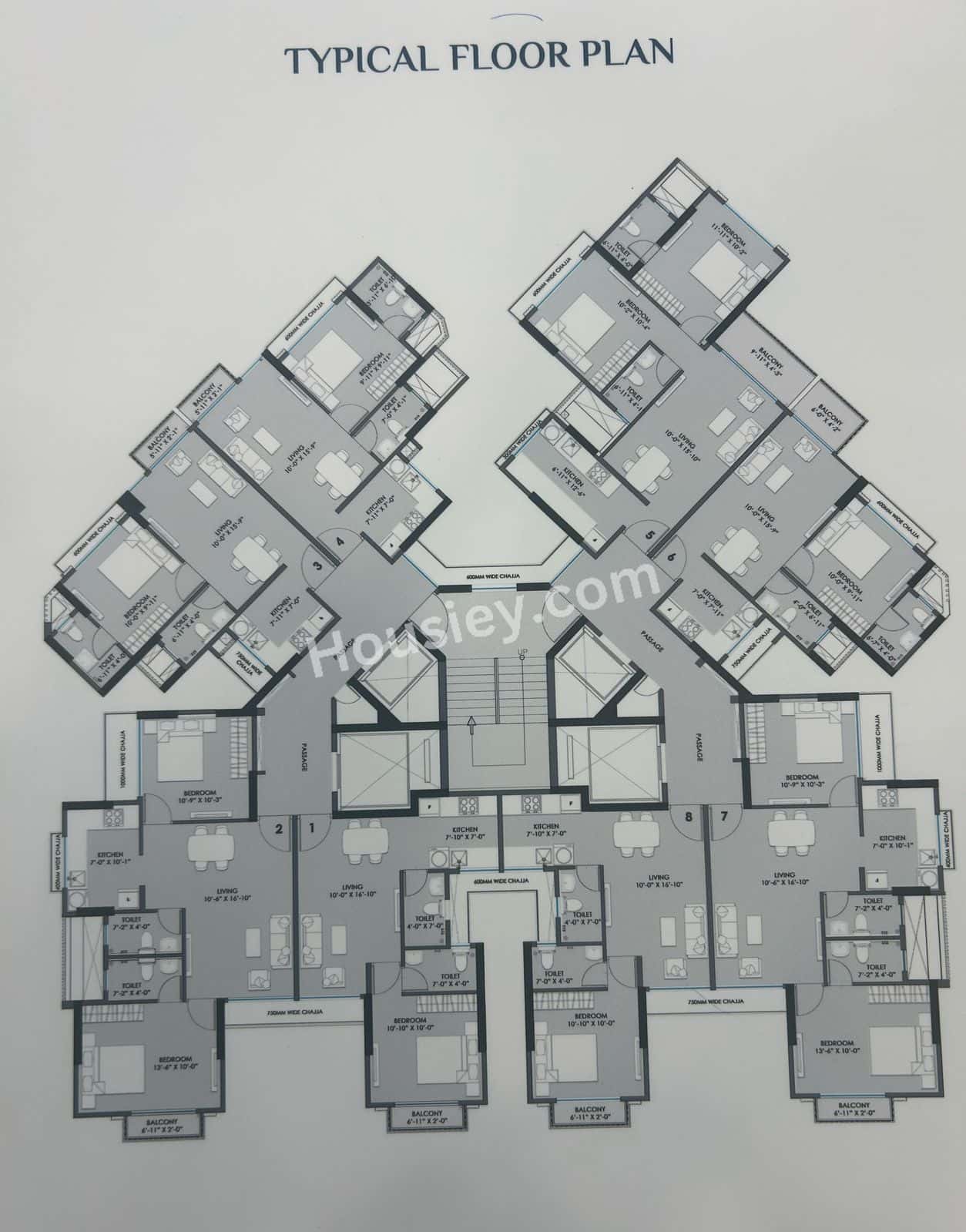 Khandelwal Nirvaan Crest Floor Plan
