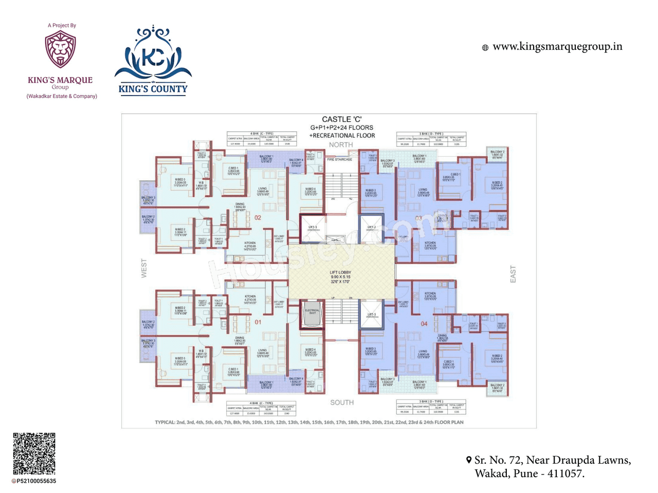 Kings County Floor plan 2