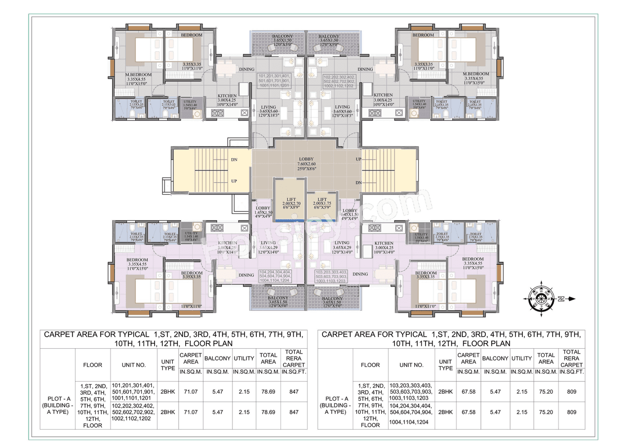 Kodre Blossom Park Floor Plan