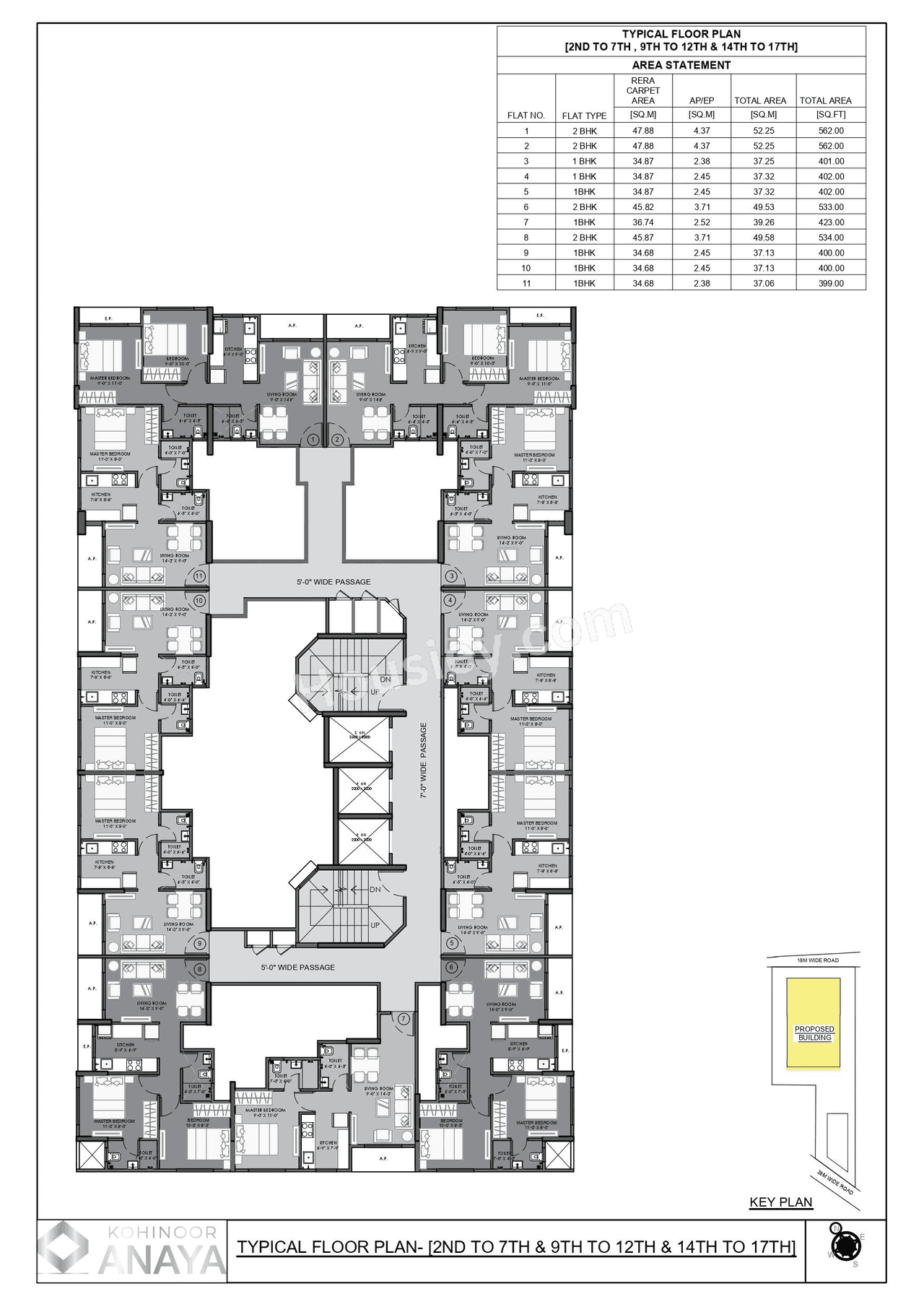 Kohinoor Anaya Floor plan 2