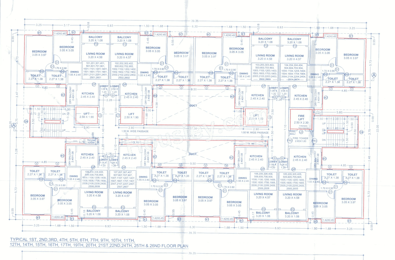 Kohinoor Avantara Floor plan 1