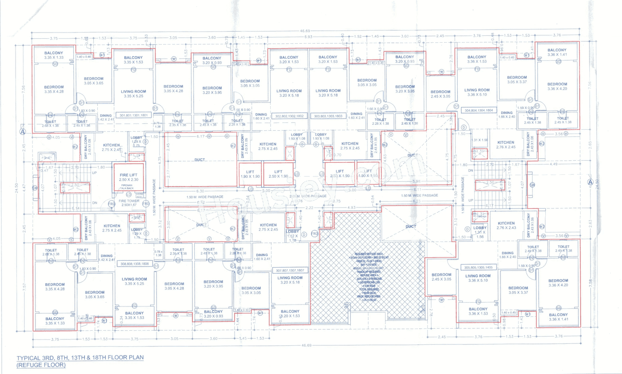 Kohinoor Avantara Floor plan 2