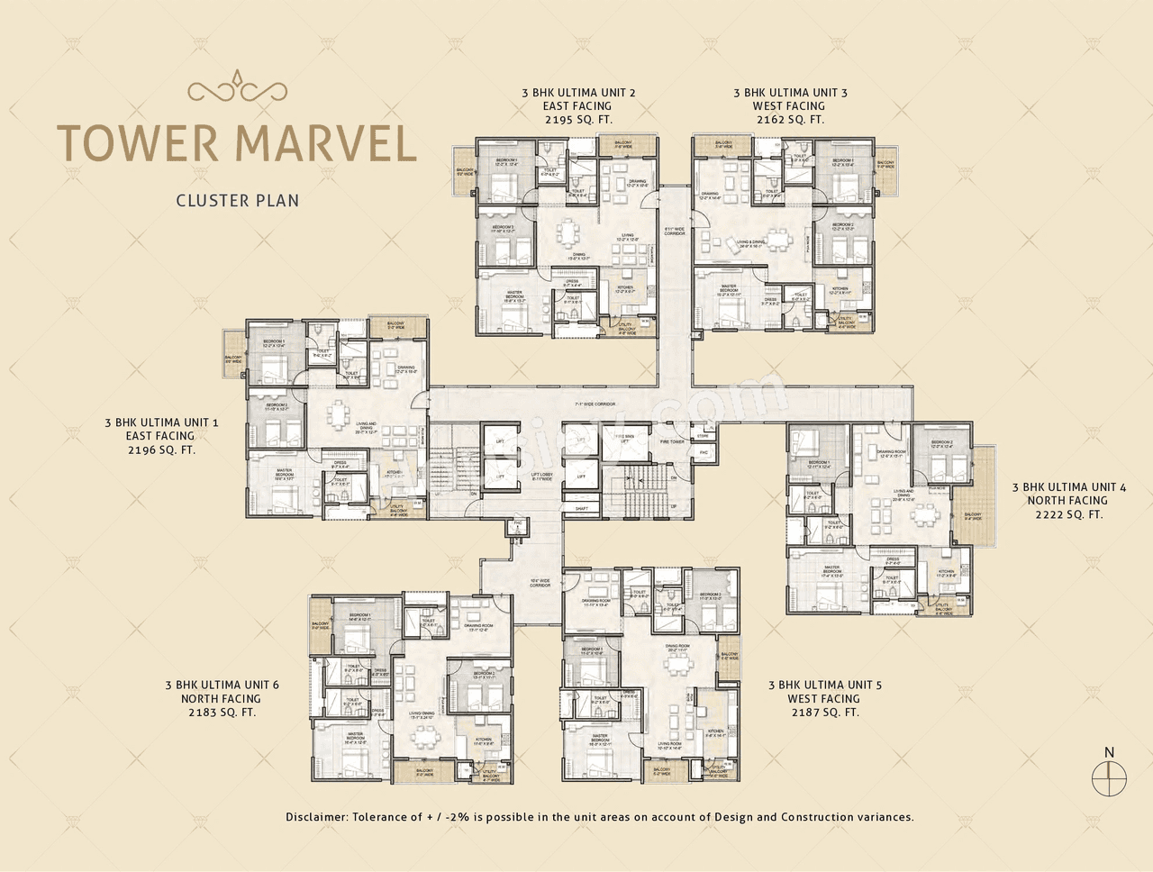 Kohinoor by Auro Reality Floor plan 3