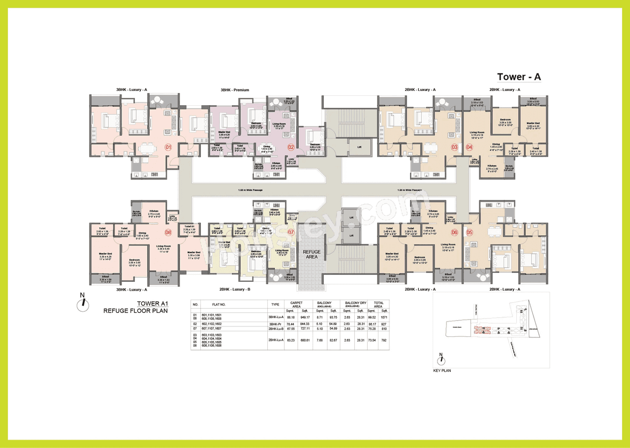 Kohinoor Famville Floor plan 2