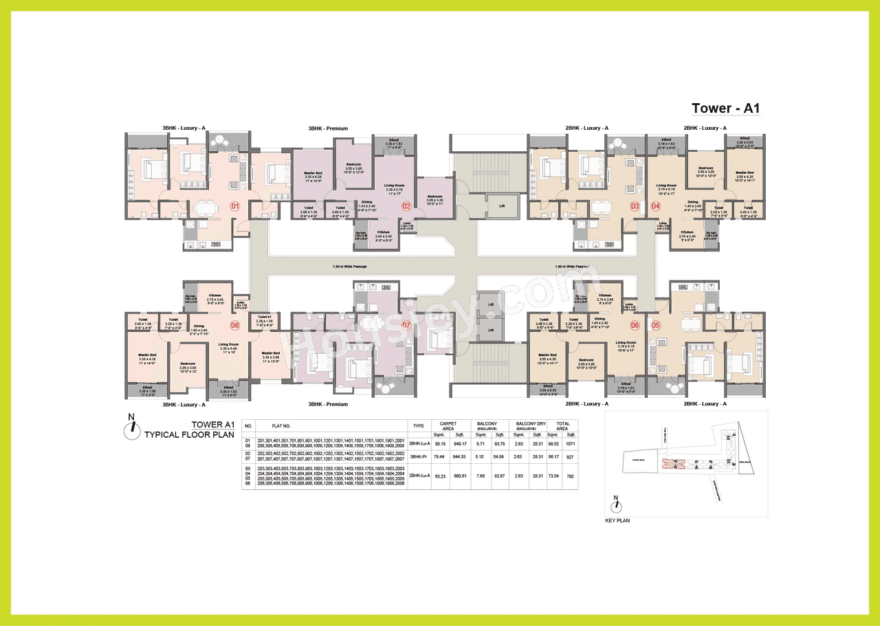 Kohinoor Famville Floor plan 3
