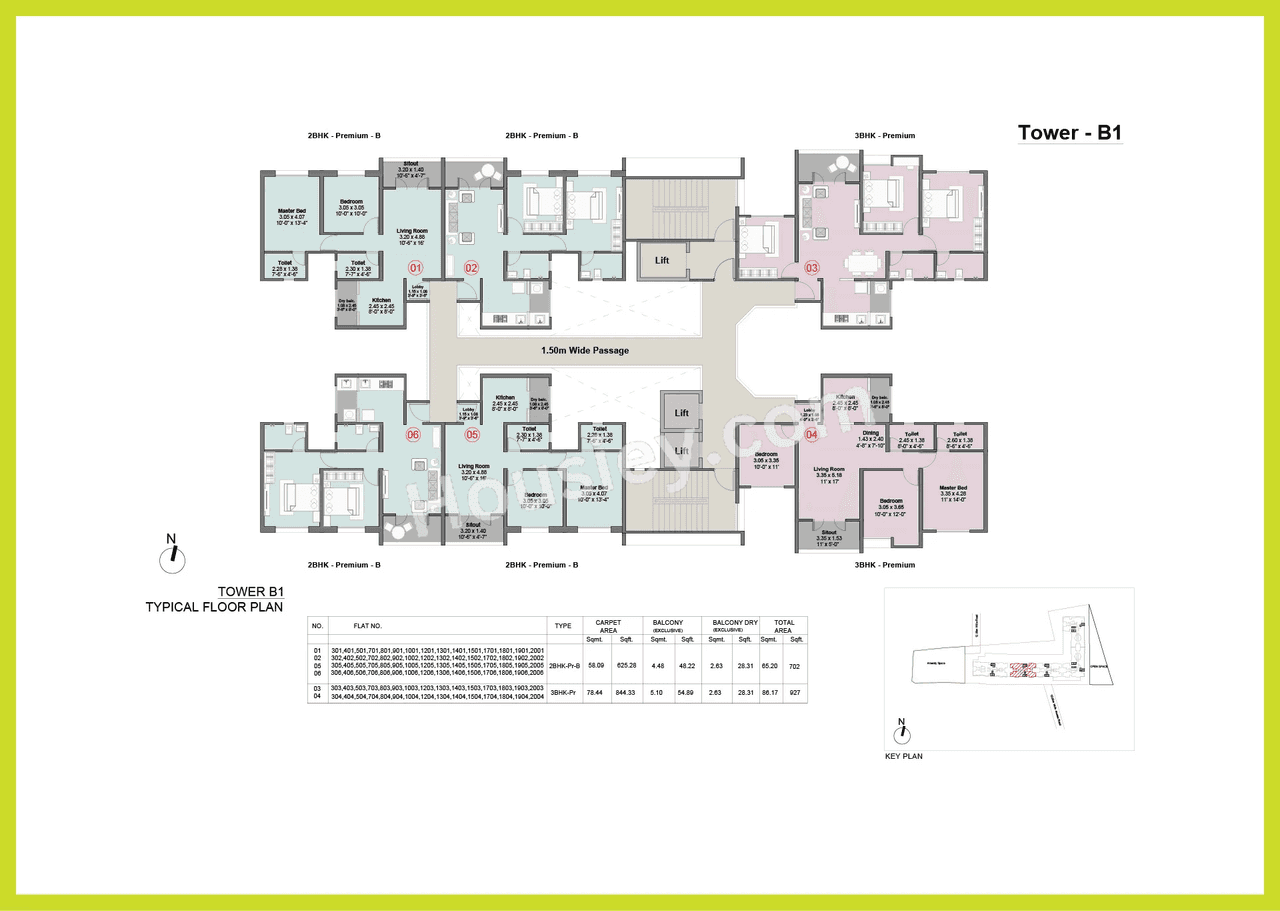 Kohinoor Famville Floor plan 5