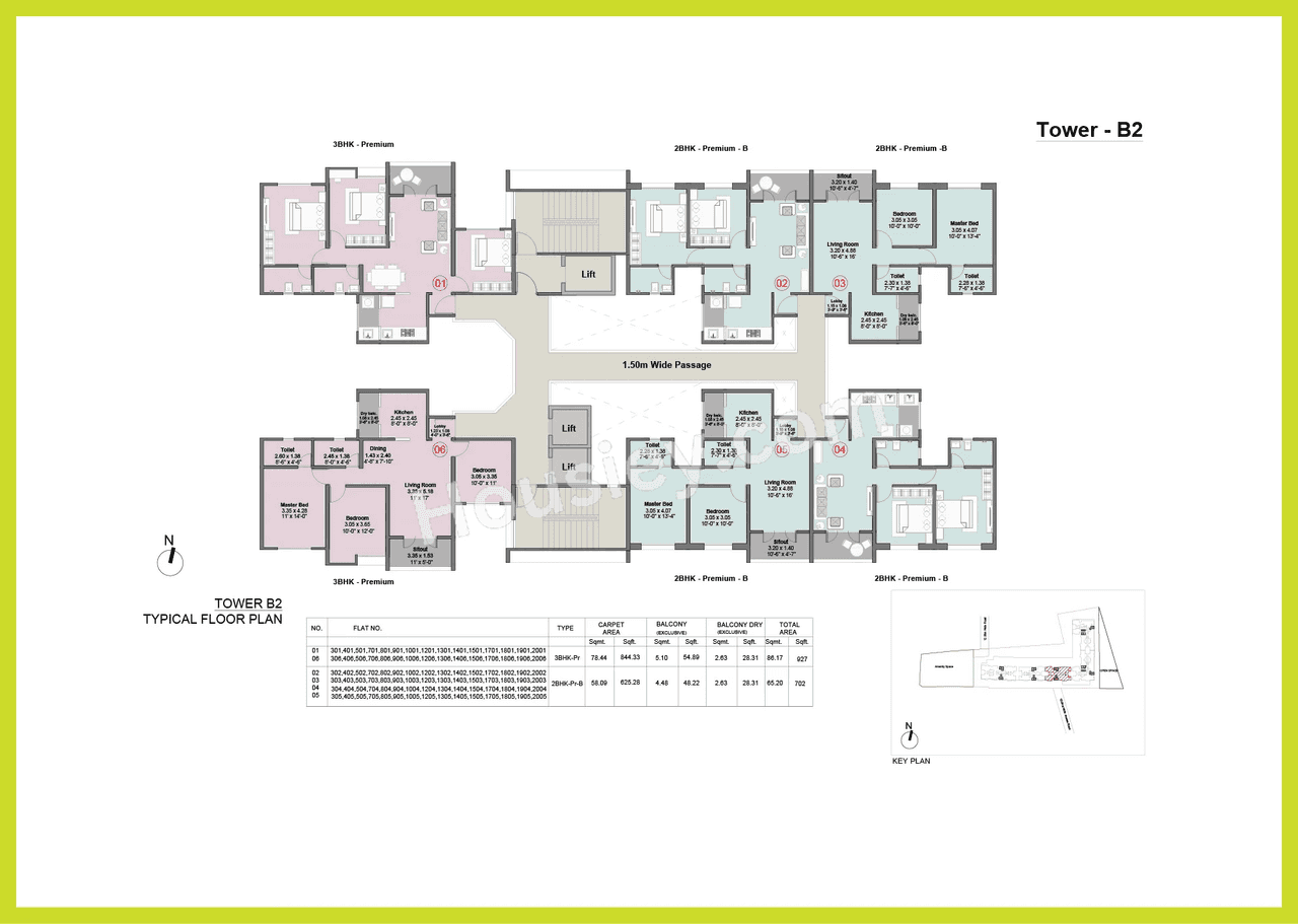 Kohinoor Famville Floor plan 7