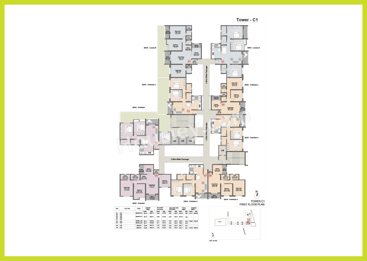 Kohinoor Famville Floor plan 9