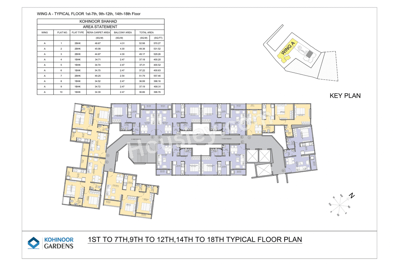 Kohinoor Gardens Floor plan 3